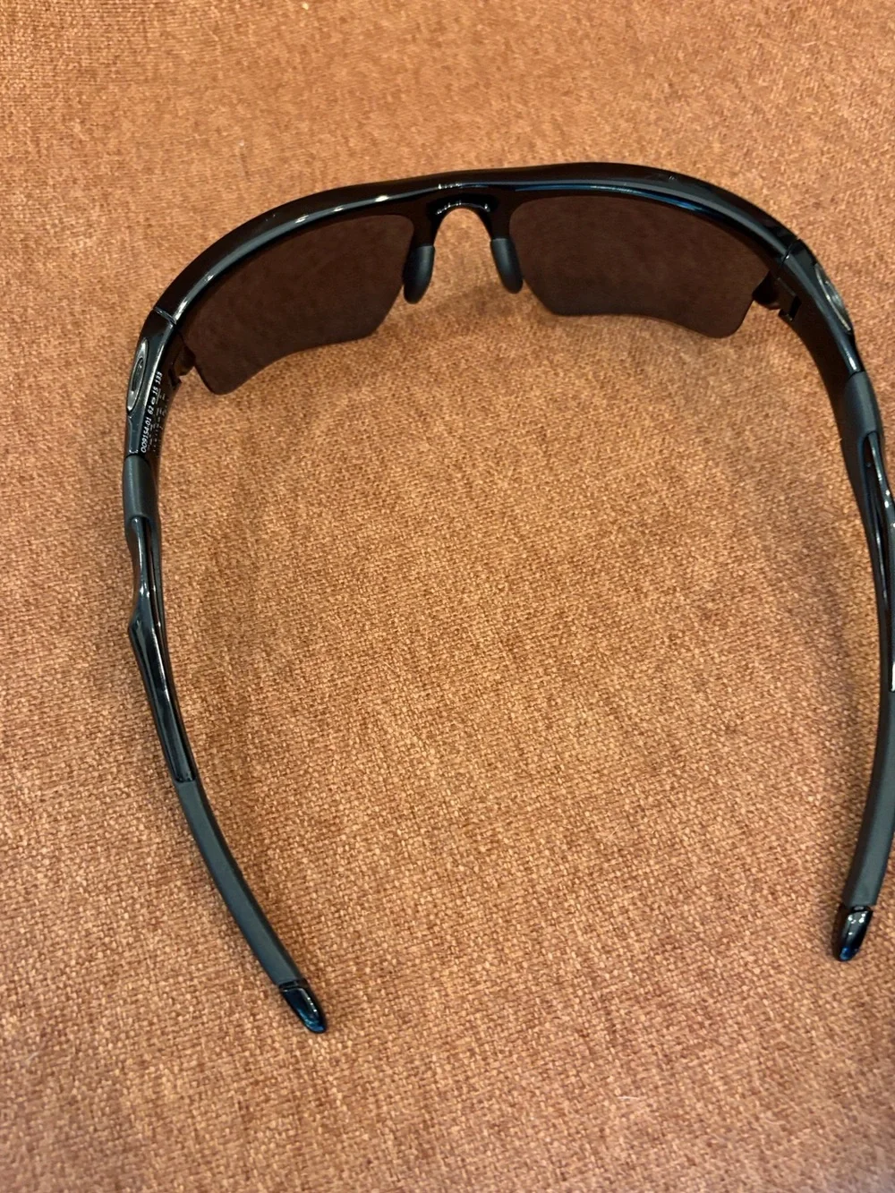 Performance Black Sport Sunglasses with Gray Lenses